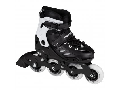 Dětské kolečkové brusle Powerslide Khaan Junior SQD Black (Velikost EU 35–38)