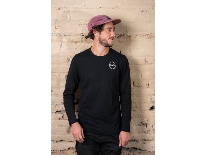 triko s dlouhým rukávem USD Heritage longsleeve black - (Velikost XL)