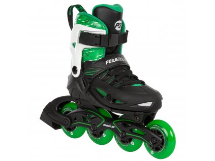 Dětské kolečkové brusle Powerslide Phuzion Universe 4W Green - EU (Velikost EU 37-40)