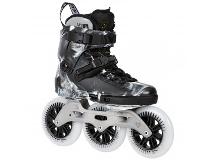 Kolečkové brusle Powerslide Next Noir 125 Trinity - EU (Velikost EU 46-47)
