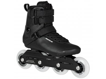 Kolečkové brusle Powerslide Kaze Black 90 Trinity (Velikost EU 46)