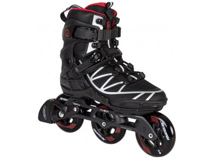 inline koleckove fitness brusle trikoleckove cerne cervene 940696 Powerslide Phuzion Argon Scarlet 100 3x100mm