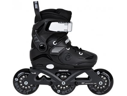 Dětské kolečkové brusle Powerslide Jet Pro Black nastavitelné (Velikost EU 35–38)