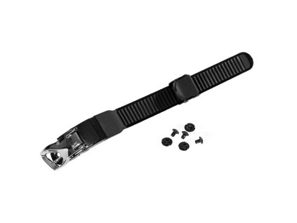 Powerslide Prime Alu Buckle Set complete Silver L / R - 18cm