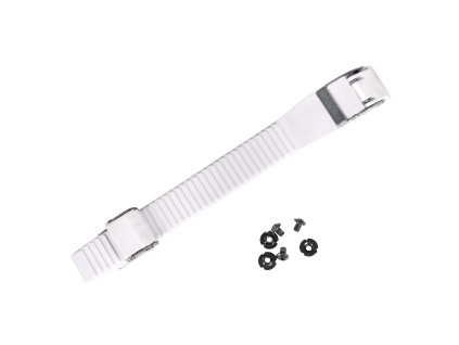 Powerslide Classic Buckle Set complete White L / R - 18cm