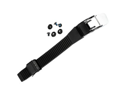 Powerslide Classic Buckle Set complete Silver L / R - 18cm