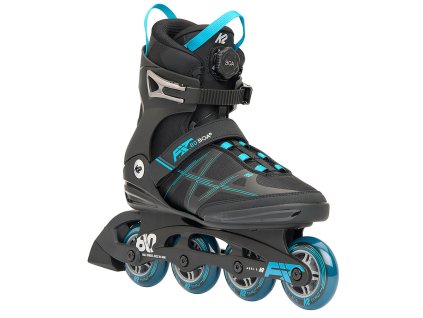 Kolečkové brusle K2 F.I.T. 80 BOA black blue (Velikost EU 48)