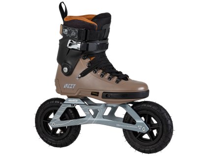 Kolečkové brusle Powerslide SUV Next Edge 150 Brown (Velikost EU 48–49)
