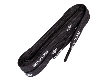 Tkaničky voskované Superlaces černé