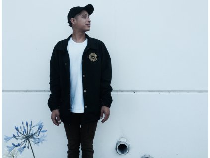 bunda Ground Control Coach Jacket black - S (Velikost S)