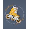 Kolečkové brusle Powerslide Next Mustard 125 Trinity (Velikost EU 46–47)