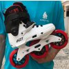 Kolečkové brusle Powerslide Next White Red Pro 110 Trinity - EU (Velikost EU 48-49)