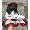 Kolečkové brusle Powerslide Next White Red Pro 110 Trinity - EU (Velikost EU 48-49)