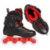Kolečkové brusle Powerslide Next Black Red 80 Trinity (Velikost EU 48–49)