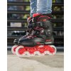 Kolečkové brusle Powerslide Next Black Red 80 Trinity (Velikost EU 48–49)