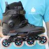 Kolečkové brusle Powerslide Next Ultra Black 90 Trinity (Velikost EU 48–49)