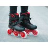 Kolečkové brusle Powerslide Next Black Red 110 Trinity (Velikost EU 46–47)