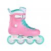 Powerslide Zoom inline brusle koleckove ruzove mentolove tyrkysove skeletove 908444 39691 Zoom Cotton Candy 80 4x80 freeskate