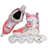 Kolečkové brusle Powerslide Phuzion Argon Peach 90 Trinity (Velikost EU 42)