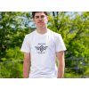 PR14008BI27596 910933 Swings Racing Tee White IMD