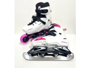 Dětské roztahovací brusle inline + led  RB Apex G