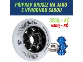 JARNÍ AKCE Kolečka Accel 90 MM S LOŽISKY A SPACERY