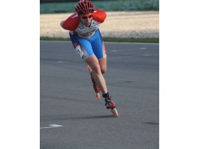Individuální výuka závodní techniky inline bruslení "double push"