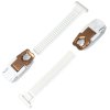 PR14027BI27339 940557 Icon Buckle Gold incl Strap White pair SZ4
