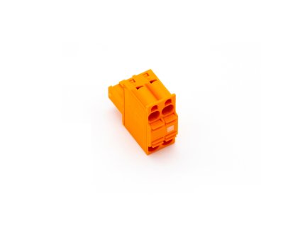 PH 000616 Shop Push Steckklemme Orange 2fach