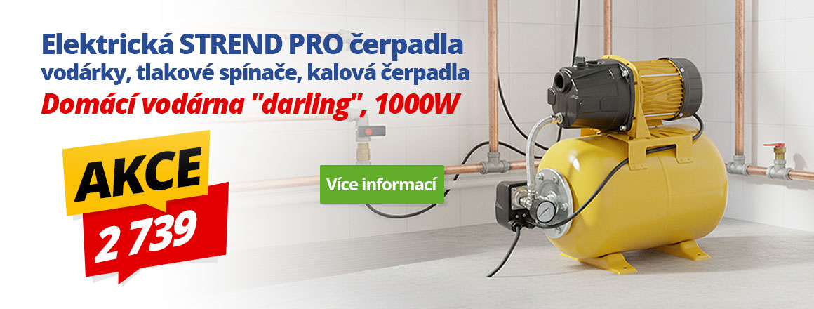 Elektrická STREND PRO čerpadla