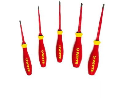 670080216_WITTE PRO LINE sada šroubováků 5 dílná VDE slim,  ploché a křížové PH