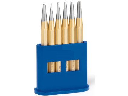 9R4241200_Rennsteig sada profi průbojníků s vyrážečem a se stojánkem 6ks