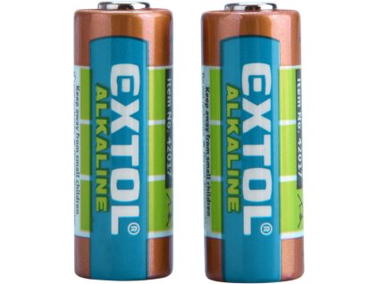 MA42017_EXTOL ENERGY Tužkové baterie 12V (23A) alkalické, balení 2ks
