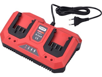 MA8895791_EXTOL PREMIUM nabíječka GARDEN20V, 2 x 2,4A
