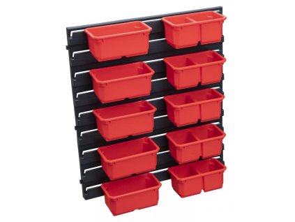 TR239890_QBRICK® System ONE přihrádky pro organizer M a L sada 10ks + držák na stěnu