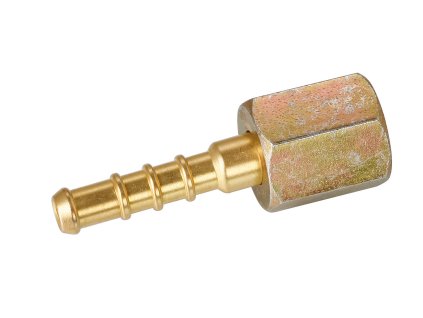 4317D1_MEVA - nátrubek 4mm s maticí M9x0,75