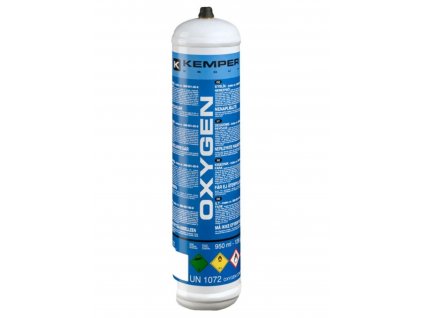 TR217516_KEMPER Walkover Oxygen kyslíková kartuše 950 ml pro mini autogen Oxikit
