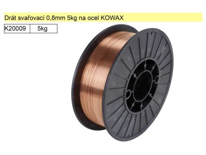 KWX30805_Drát svařovací 0,8mm 5kg na ocel, G3Si1 KOWAX KWX30805