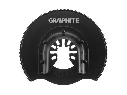 56H061_GRAPHITE Pilový list na kov, půl kruh 87mm, 200z nástroj pro oscilační brusky, HSS