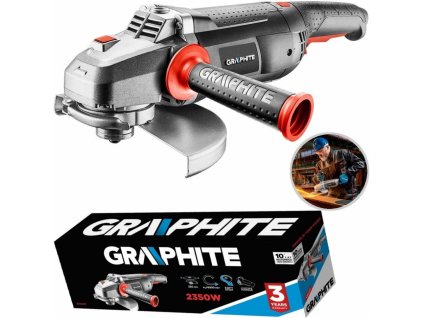 59G207_Graphite úhlová bruska 230mm, 2350W, soft start
