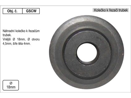 GSCW_Kolečko k řezači trubek