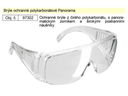 MA97302_Brýle ochranné polykarbonátové Panorama