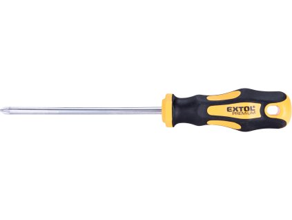 MA8819237_Šroubovák křížový s pogumovanou rukojetí, Cr-V, PZ-2 x 125 mm  Extol Premium