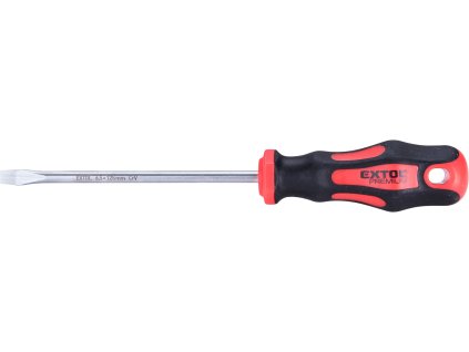 MA8819226_Šroubovák plochý, s pogumovanou rukojetí, Cr-V,6,5 x 125 mm Extol Premium