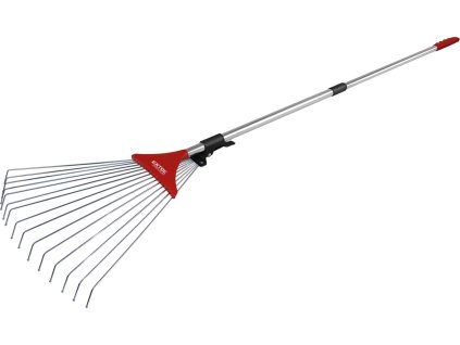 MA8875000_hrábě nastavitelné s teleskopickou násadou, délka 80-158cm, šířka 18-59cm, pozinkované, s
