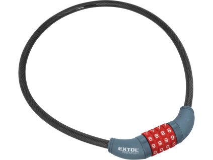 MA8857822_Zámek na kolo a motocykl 10x650mm kodové zamykání