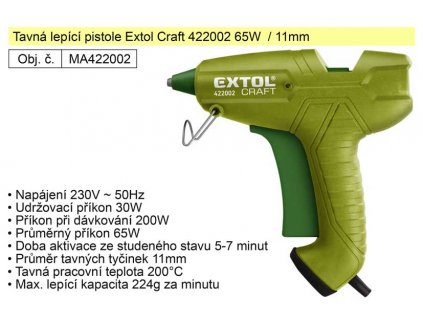 MA422002_Tavná lepící pistole Extol Craft 422002 65W  / 11mm