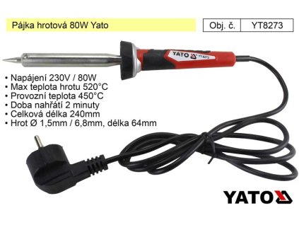YT-8273_Pájka hrotová 80W Yato YT-8273