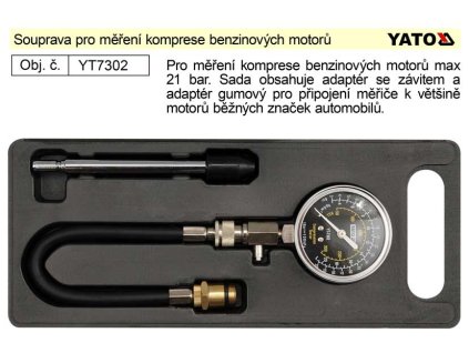 YT-7302_Souprava pro měření komprese benzinových motorů
