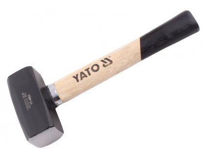 YT-4553_Palička kovová, 2000 g, s dřevenou násadou, Yato